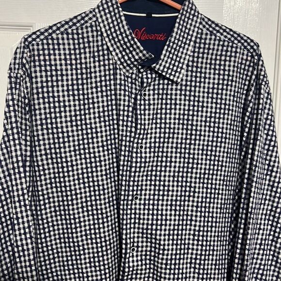 🔥🔥 VISCONTI High End Italian Button Down Shirt - PERFECT Condition - Sz 2XLB - Picture 1 of 9